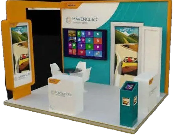 3D render of the Mavenclad booth